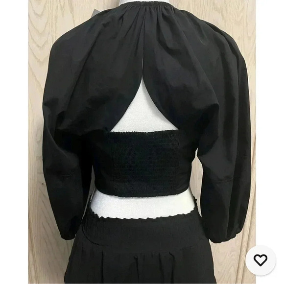 Zara puff crop top back cut out - Picture 3 of 13